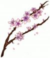 cherry blossom branch tattoos